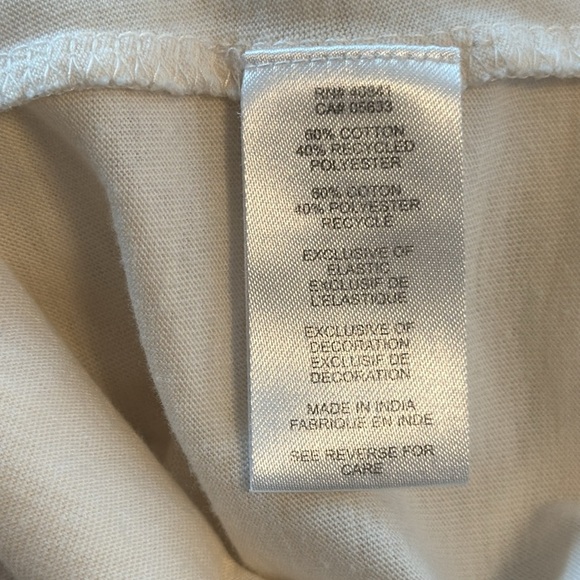 Aventura Cream Short Sleeve Shirt Top Womens Medium Embroidered Cottagecore Boho - Picture 9 of 11